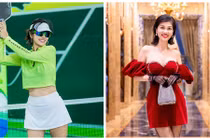 “Hoa hậu 6 con” Oanh Yến khoe dáng thon gọn trên sân pickleball