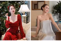 Á hậu Đặng Hoàng Tâm Như chăm mặc hở, vừa làm lễ dạm ngõ 