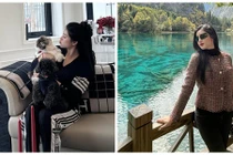 Á hậu Huyền My ở “bạch dinh” xa hoa, du lịch muôn nơi