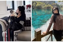 Á hậu Huyền My ở “bạch dinh” xa hoa, du lịch muôn nơi