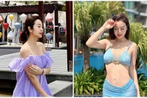 Jennifer Phạm mặc quyến rũ khoe dáng nuột nà khi đi biển