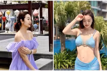 Jennifer Phạm mặc quyến rũ khoe dáng nuột nà khi đi biển