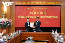 Điều động ông Nguyễn Duy Hưng làm Phó Trưởng Ban Kinh tế Trung ương