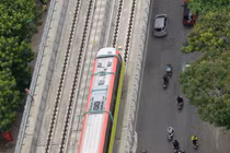 Tàu đường sắt Nhổn - Ga Hà Nội trên cao chạy thử nghiệm liên động 8,5km