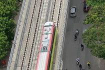 Tàu đường sắt Nhổn - Ga Hà Nội trên cao chạy thử nghiệm liên động 8,5km