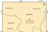 Động đất 2,9 độ Richter tại huyện Nam Trà My, Quảng Nam