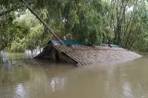 Mưa lớn kéo dài, hàng trăm hộ dân tại Hà Nội ngập sâu trong nước