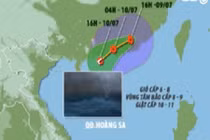 Bão số 2 diễn biến phức tạp, đi vào vịnh Bắc Bộ