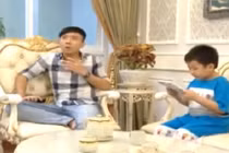 Trấn Thành méo mặt nghe con trai kể nghèo kể khổ
