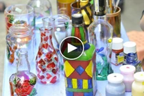 Mê mẩn những tác phẩm hội họa từ vỏ chai