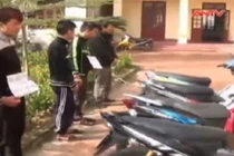Bắt giữ nhóm trai trẻ chuyên trộm cắp xe máy