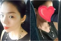 Yahoo "choáng" vụ nữ ca sĩ cho con tè vào túi nôn