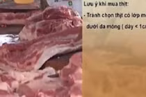 Cách phân biệt thịt lợn chứa chất tạo nạc