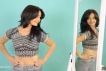 Hô biến quần legging thành áo croptop trong nháy mắt