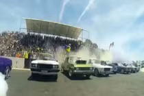 Màn đốt lốp chào năm mới 2015 lập kỷ lục Guiness