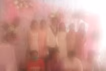 Bộ ảnh cưới mờ sương khói không nhận ra cả dâu rể