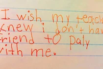 Những lời tâm sự gây xúc động của học sinh tiểu học