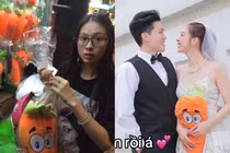 Chụp hình cưới mang cà rốt bông cũ, cặp đôi tiết lộ lý do