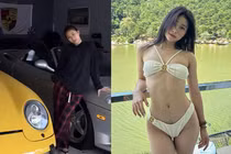 Hậu giải nghệ, Phạm Như Phương khoe dàn siêu xe bạn trai cực “chất“