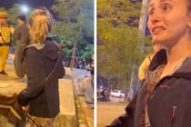 Sự thật cô gái Tây bị hành hung ở Lê Duẩn vì "không cho sờ chó"