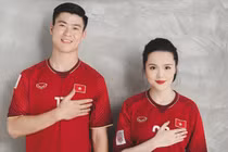 Lấy chồng cầu thủ, vợ Duy Mạnh chia sẻ tâm tư qua bức ảnh cưới