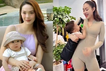 Netizen vui vẻ khi Minh Hằng thoải mái khoe ảnh con trai