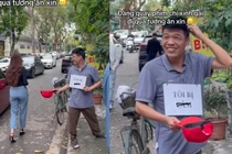 Đi đóng phim, anh chàng bị nhầm là ăn xin và được bố thí