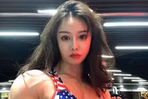 Khoe ảnh mang bầu, "y tá cơ bắp" Trung Quốc lộ thân hình ngày càng "tợn"