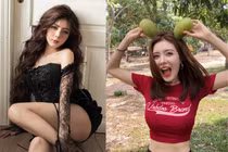 Hot girl búp bê hóa “xoài tặc” khiến netizen “ứa nước miếng“