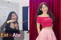 Cô giáo tiếng Anh có cách dạy độc lạ, bên ngoài cực gợi cảm