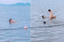 Diễn cảnh nóng giữa bãi biển, cặp đôi khiến dân tình chán nản