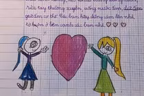 Xúc động bức thư học sinh vùng dịch Sơn Lôi cảm ơn các bạn nhỏ ở Hà Nội