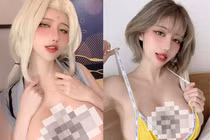 Nữ coser Việt khoả thân khoe vòng 1 căng hết cỡ