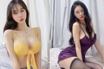 Nữ streamer người Hàn khiến fan “toát mồ hôi” vì vòng 1 “căng đét“