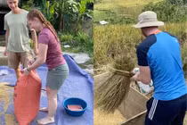 Độc lạ Việt Nam: Khách Tây bỏ tiền để làm nông dân