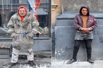 Ông lão “cái bang” có phong cách thời trang gây sốt nhất Ukraine