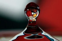 Ngỡ ngàng với giọt nước hình nhân vật hoạt hình