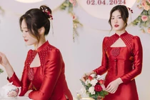 Hoa khôi bóng chuyền tung ảnh ăn hỏi, anh em tiếc ngẩn ngơ