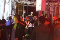 Hiện trường vụ cháy quán cà phê khiến 11 người chết ở Hà Nội