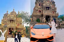 Choáng ngợp lâu đài dát vàng của đại gia đồng nát ở Nghệ An