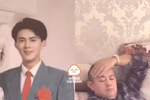 Series “nhan sắc thời trai trẻ của bố'', chấp hết các app chỉnh ảnh