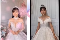 Đăng ảnh cưới, hot girl “bắp cần bơ” lộ phiên bản chưa chỉnh sửa