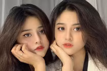 Đổ gục trước nhan sắc cặp chị em sinh đôi, dân mạng khen bố mẹ khéo đẻ 