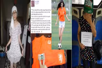 Cá cược bóng đá thời @: nữ cởi áo, nam mặc váy