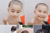 Cười xỉu pha tự cắt tóc thảm họa cho con trai của ông bố vụng