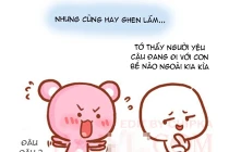 Hết sức đáng yêu bộ tranh con gái là thế 