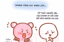 Hết sức đáng yêu bộ tranh con gái là thế 