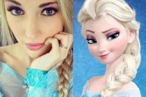 Hot girl giống nữ hoàng băng giá Elsa... đốn tim dân mạng