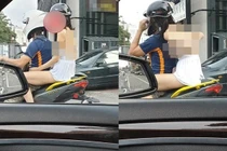 Ăn mặc phản cảm, gái trẻ thản nhiên làm điều này khiến CĐM đỏ mặt thay