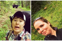 Trào lưu mạo hiểm “tự sướng” cùng gấu đen hoang dã